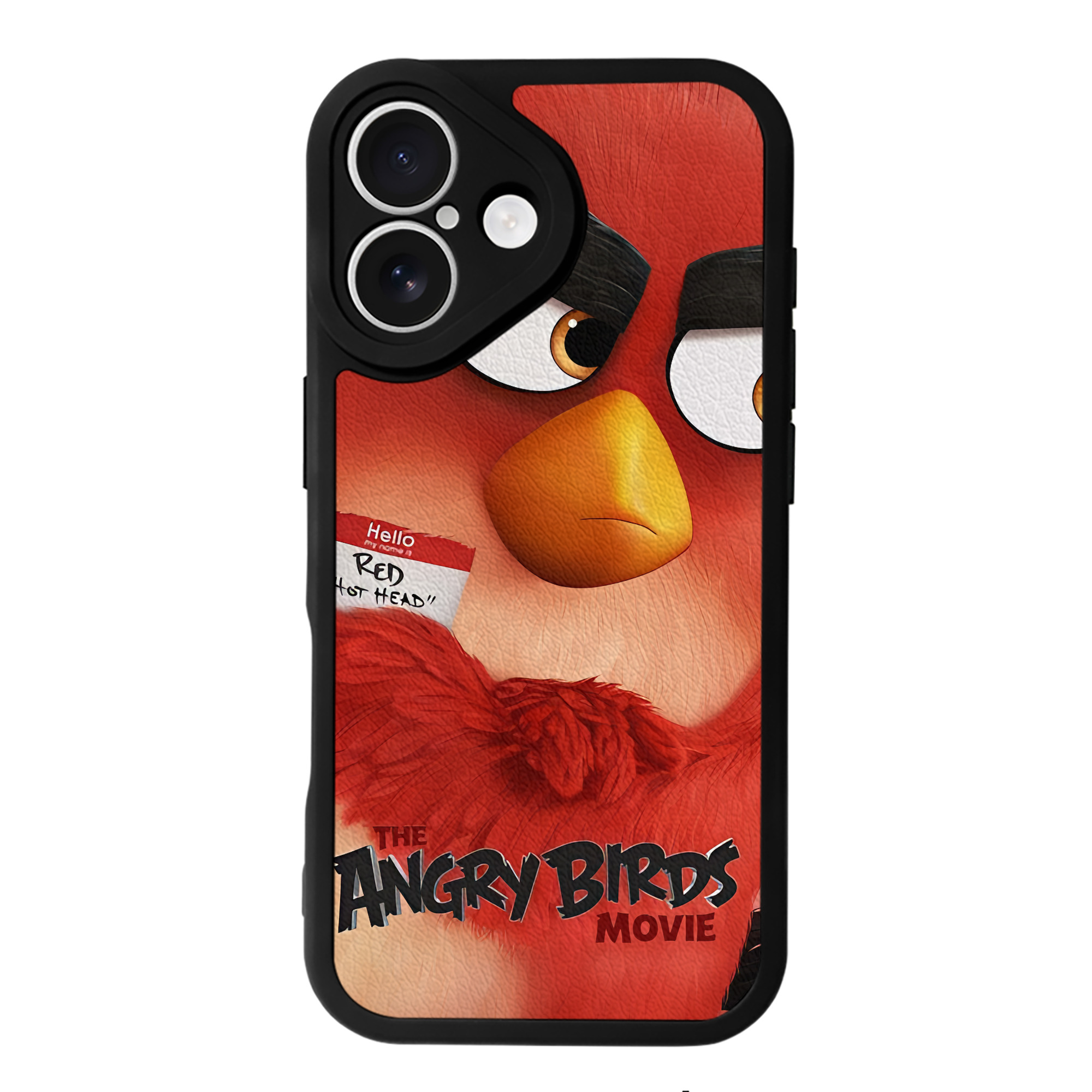 （画像用） Angry Birds アングリーバード 【iPhone 16シリーズ対応】シリコンスマホケース（レザー調） 材質：シリコン